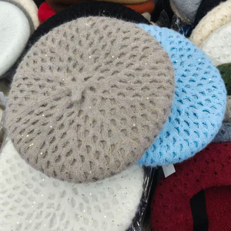 Beret French Wool - 2026년 신상품, 여성용, 속이 비어 있는