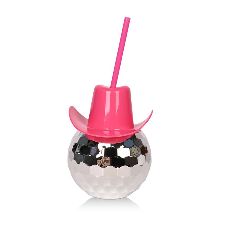 Cowboy Hat Straw - ABMS-디스코 볼 컵 카우보이 모자 디스코