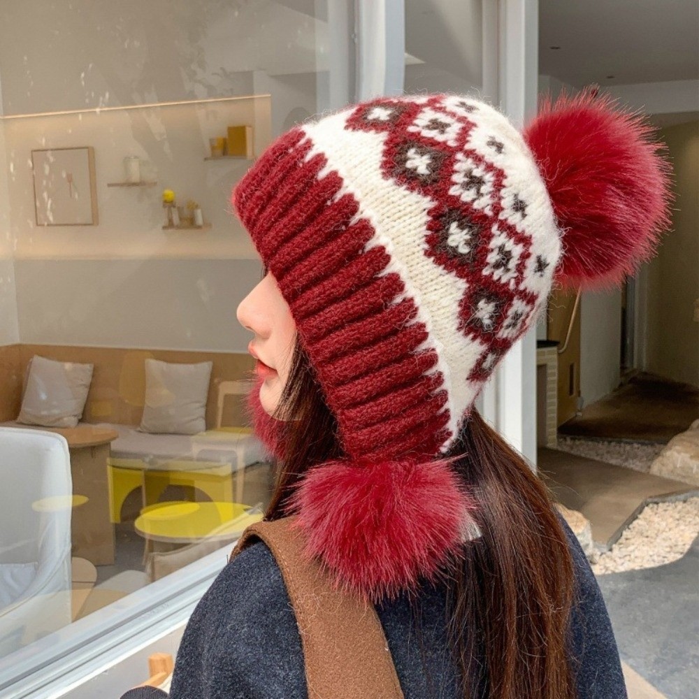 한국 스타일 폴리에스터 페어아일 트래퍼 모자, 큰 머리 - Trapper Hat Ear Flap 리뷰 및 가격