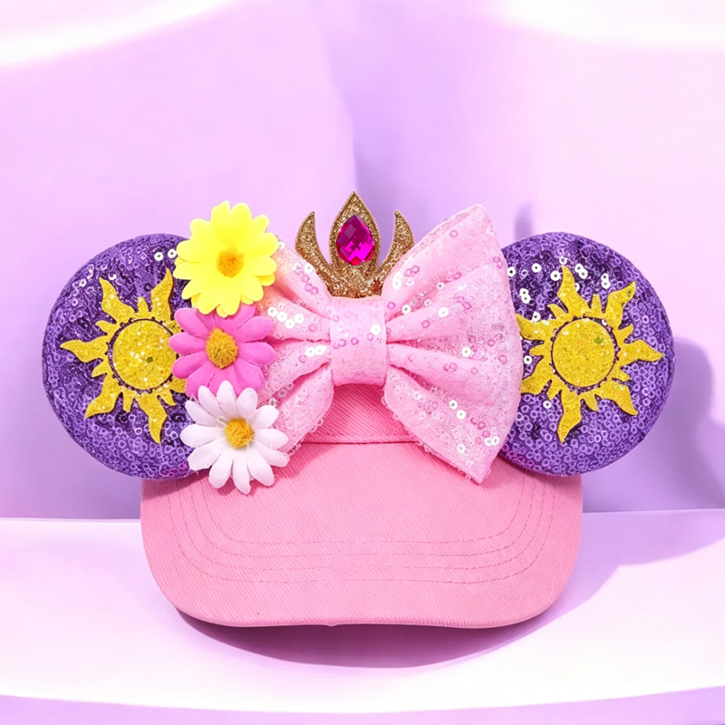 성인 여성을 위한 스팽글 마우스 귀 바이저 모자, 조절 - Visor Sun Hat 리뷰 및 가격