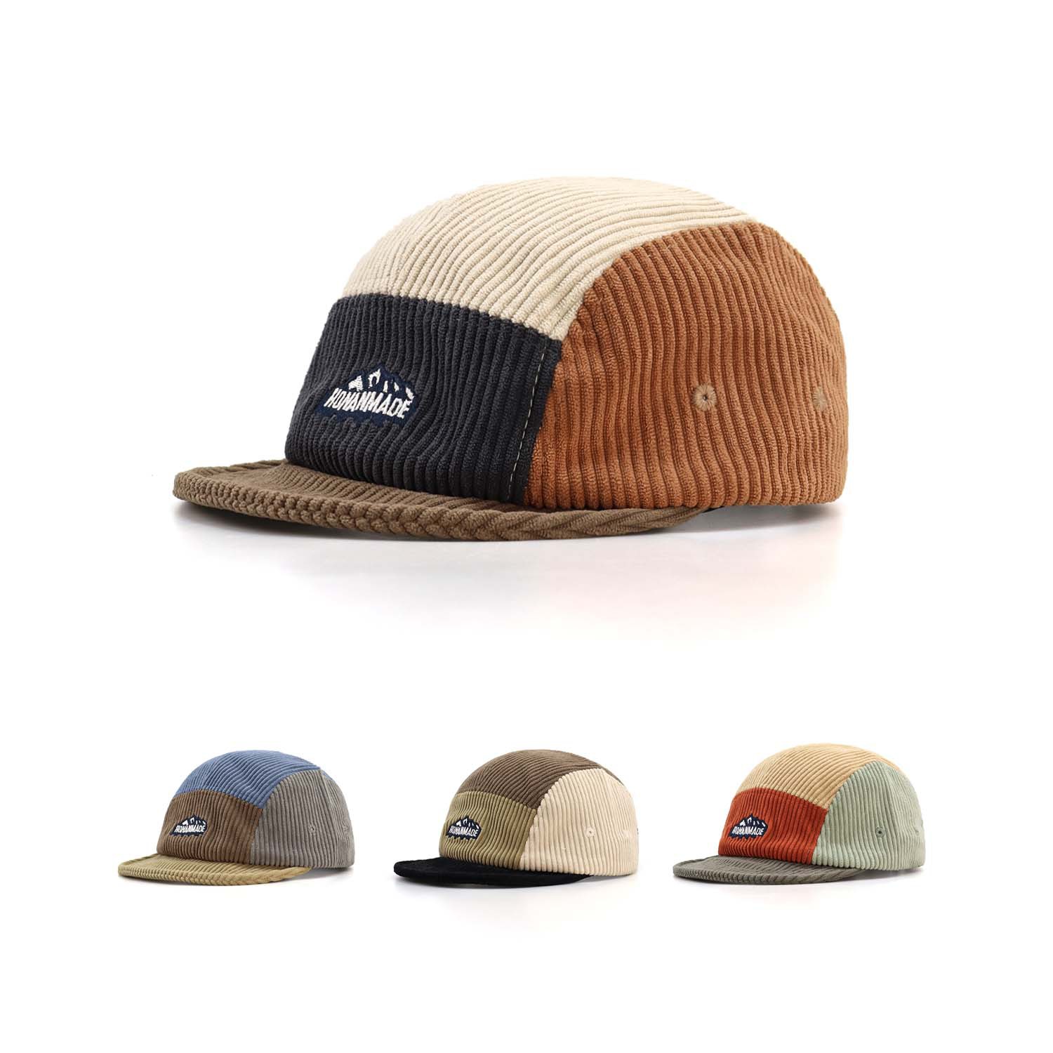 2026 가을 겨울 신상 코듀로이 컬러 블록 5 패널  - Corduroy Cap 5 Panel 리뷰 및 가격