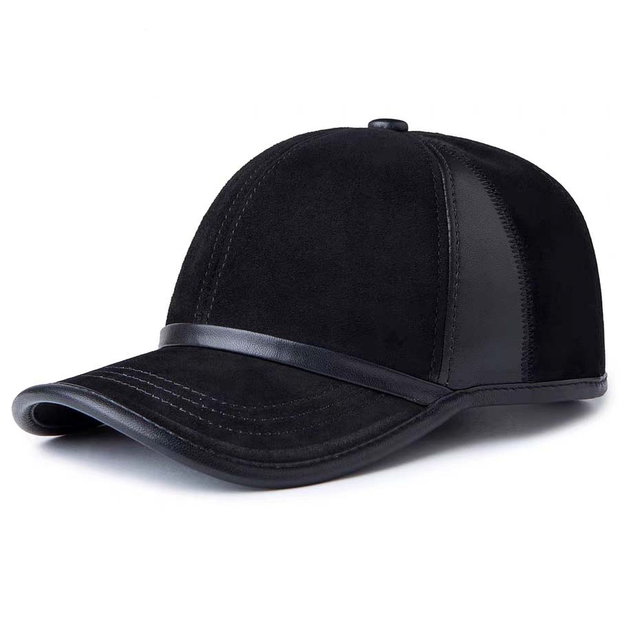 남성용 진짜 스웨이드 가죽 야구 모자 두 가지 색상 혼 - Baseball Cap Structured 리뷰 및 가격