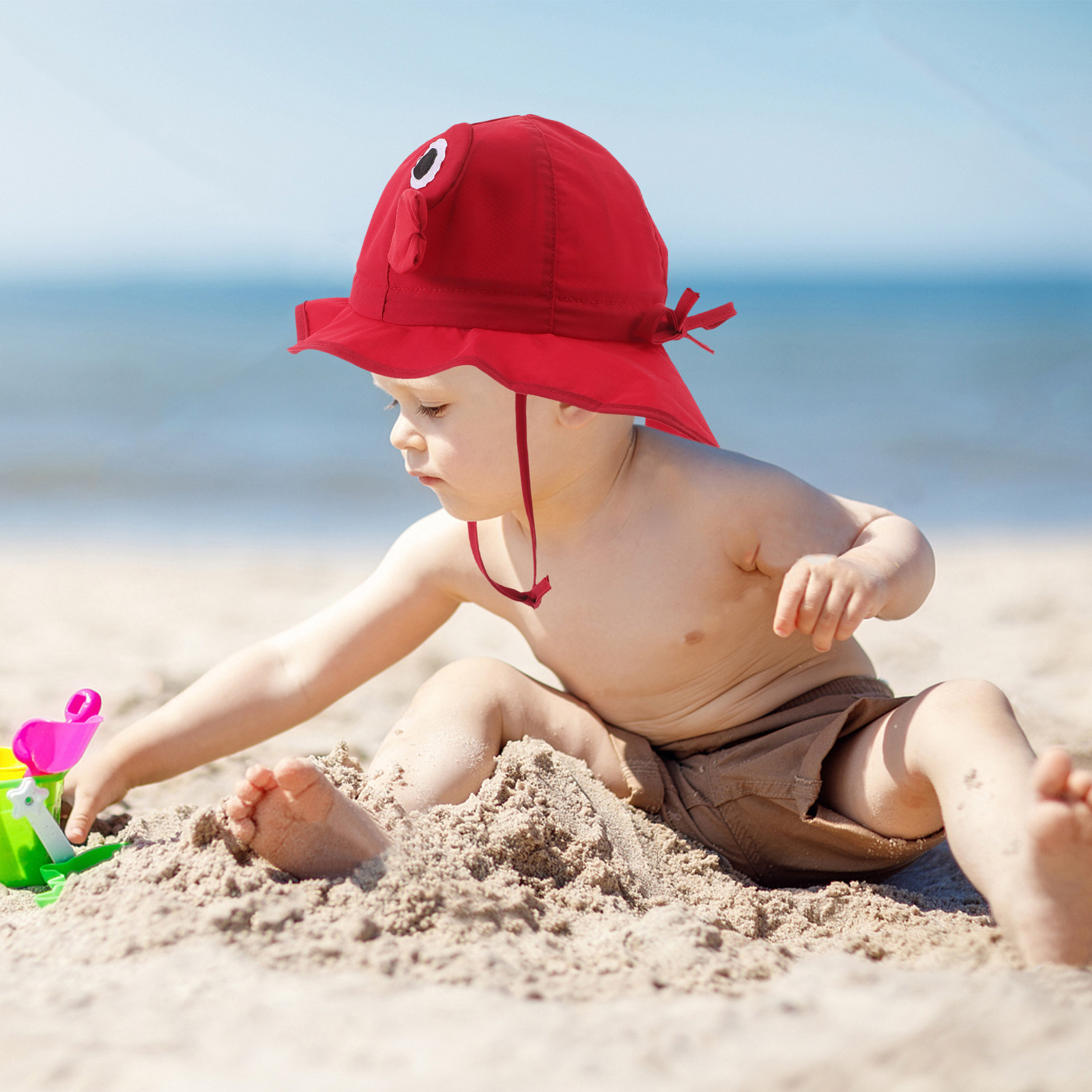 어린이용 챙이 넓은 햇빛 가리개 모자, 목 보호 기능, - Sun Hat Wide Brim 리뷰 및 가격