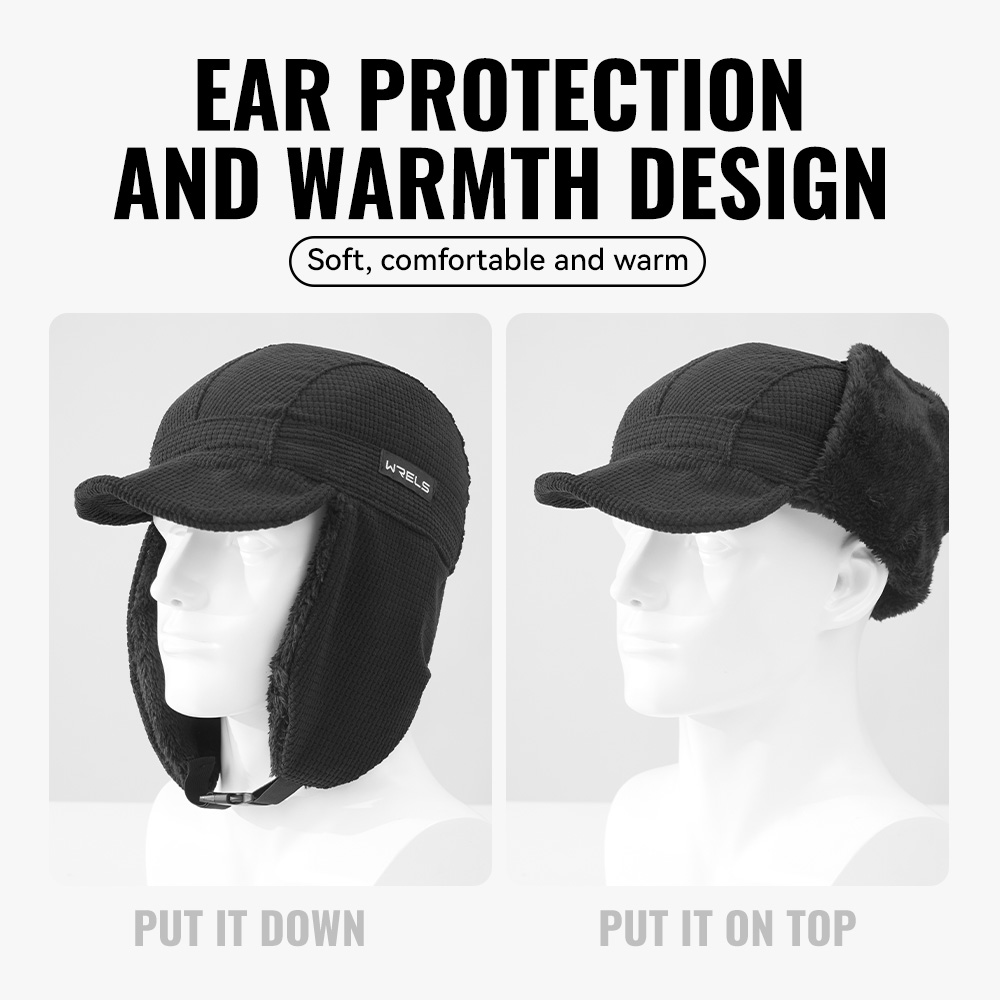 WRELS 겨울 트래퍼 모자 방풍 따뜻한 귀 보호 자전 - Trapper Hat Ear Flap 리뷰 및 가격
