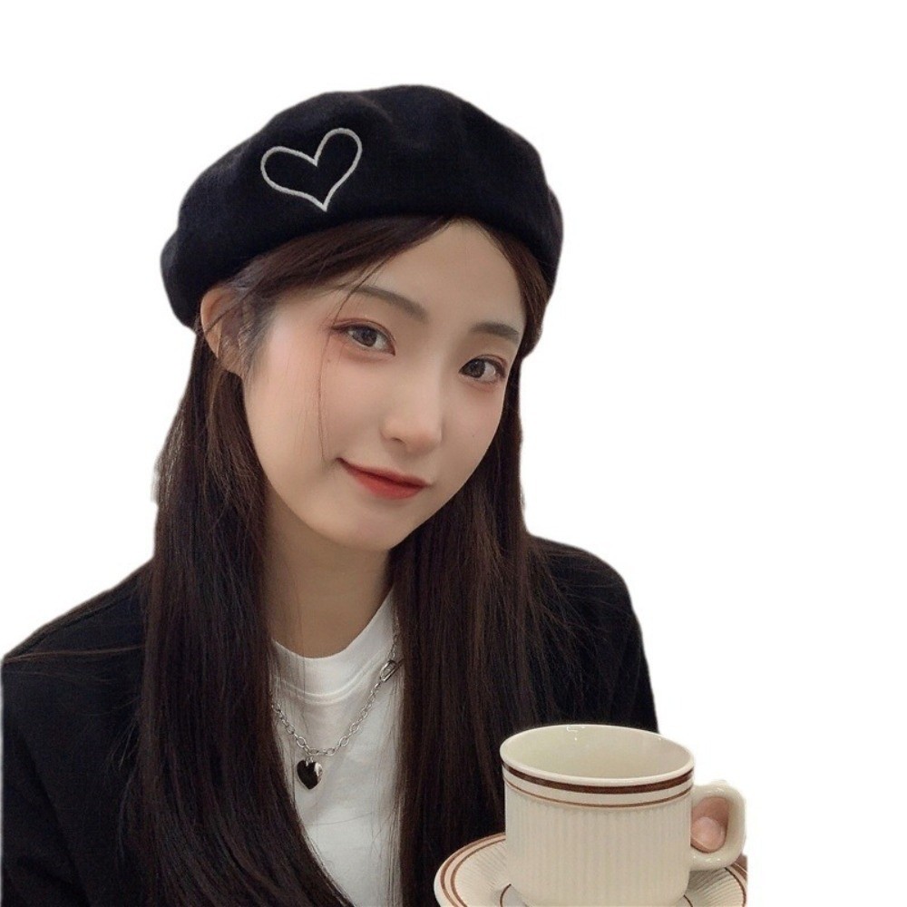 패션 따뜻한 겨울 울 베레모 모자 레트로 단색 심플 캡 - Beret French Wool 리뷰 및 가격