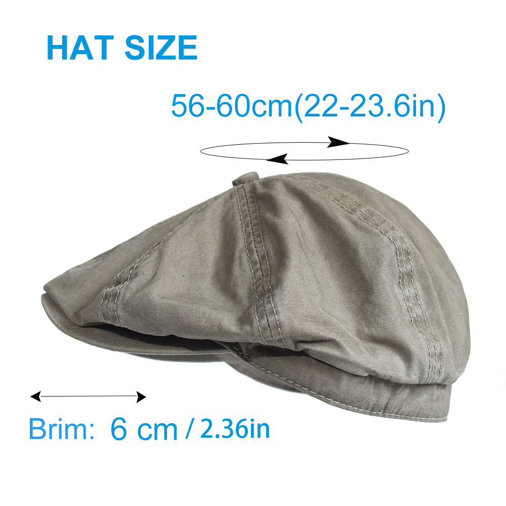 워시드 코튼 뉴스보이 캡 Peaky 팔각형 모자 빈티지 - Dad Hat Cotton 리뷰 및 가격